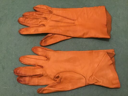 leren handschoen